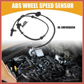 ACROPIX ABS Sensor No.599103X350 - Car Rear Left ABS Wheel Speed Sensor - for Hyundai Elantra 2011-2015 ABS Metal Black - 1 Pc Car Parts