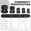 Wocloer 85 Pcs Cable Glands Kit, PG7 1/4" 1/2" 3/4"
