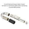 summina Nickel-Plated Flute Curved Head Joint Musical Instrument Accessories Headjoints