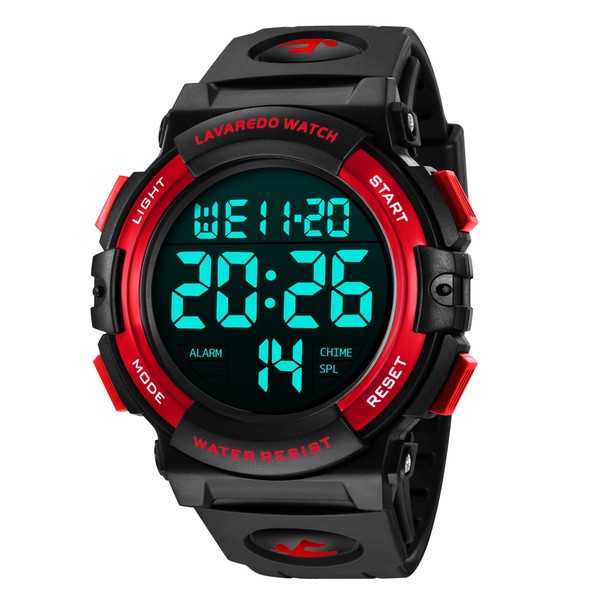 Mens Digital Watch, Mens Sports Military Watches Waterproof Outdoor Chronograph