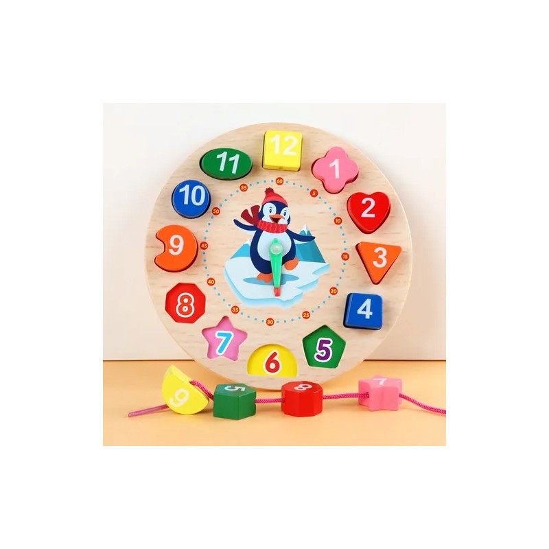 Juego Educativo Madera Montessori 1-100 Números Con Bolsa