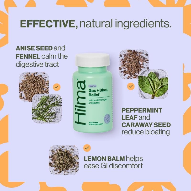 Hilma Gas & Bloating Relief for Women – Doctor Formulated