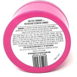 Trader Joe's Salted Caramel + Pistachio Scented Candle 162g 1.7 oz - 3Pack