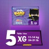 Pañales Kiddies Antifugas Talla 5 Xg Unisex 80 Piezas Género