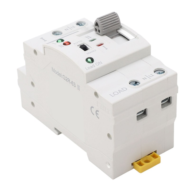 Dual Power Automatic Transfer Switch 2P 10A Millisecond Switching Generator