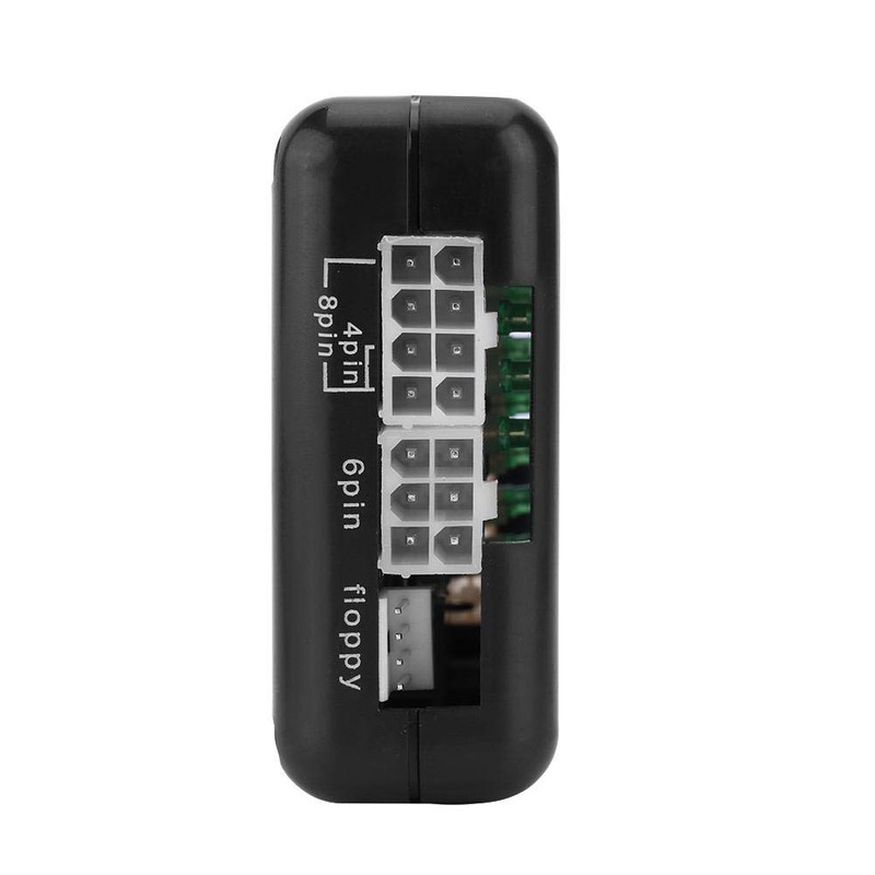 20/24-pin Power Supply Tester for ATX/SATA/HDD/FLOPPY, Black