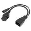 C20 to C7 C19 Y Splitter Power Plug Cord Single