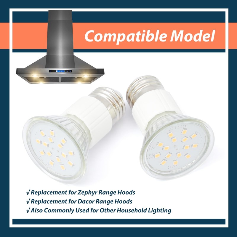 Lisnhlin 92348 62351 Z0B0011 2024 New Range Hood Light Bulbs