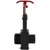 Steinbach Fittinge Gate Valve, Black, Diameter: 38 MM x 1