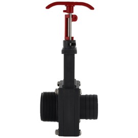 Steinbach Fittinge Gate Valve, Black, Diameter: 38 MM x 1 1/2"
