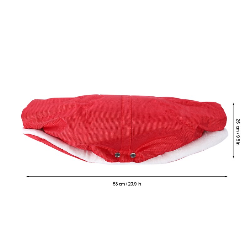 Red Thickened Soft Comfortable Warm Baby Stroller Gloves Winter Stroller