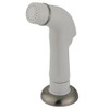 Kingston Brass Gourmetier KBS758SP Kitchen Faucet Sprayer with Hose, White