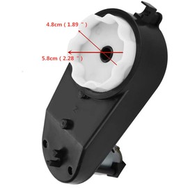 12V390 20000RPM Gearbox with DC Motor, RS390 12V Motor with Gear Box for Kids Ride-Ons Accessories Children Electric Ride On Car and Motorcycle Replacement Parts