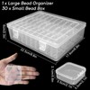 Guyuyii 31 Pcs Bead Organizer - Clear Bead Storage Containers