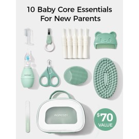 Momcozy Kit Esencial Para Cuidado Y Higiene Del Bebé, Regalo De Baby Shower Kit De Aseo Y Limpieza Para Bebés