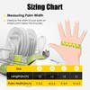 IUCGE Rubber cleaning gloves yellow 6 Pairs for Household,Reuseable dishwashing