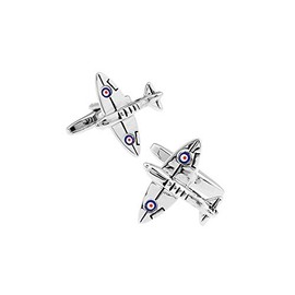 Ashton and Finch Spitfire Cufflinks for Men Novelty RAF Gifts & Presents