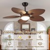 Wiviniya Tropical Ceiling Fans with Lights and Remote/APP Control, 44