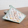 Maison d' Hermine Oven Mitt & Pot Holder 100% Cotton