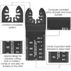 31 Pack Oscillating Saw Blades, High Carbon Steel Mix Oscillating