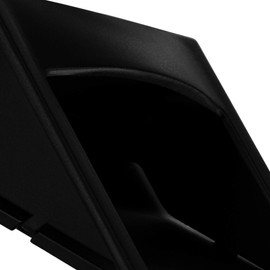 Gedotec Furniture Handle for Inlet Shell Kitchen - Wave Small | Inlet Handle with Recess | Metal Stainless Steel Look | Shell Handle for Cabinets & Drawers | 1 Piece Cabinet Handle