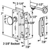 MaxxGeek Mortise Keyed Lock Set with Classic Knobs, Perfect for