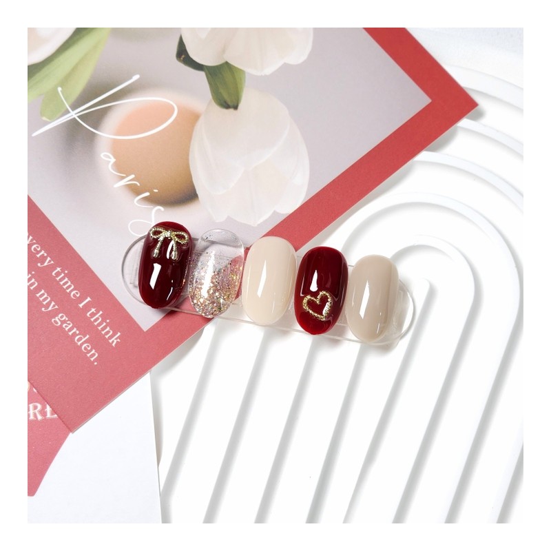 Petit Autumn Nail Tip - Petit Coffin / 쁘띠가을 네일팁