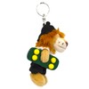 Niki Keychain, Lion, Skateboard, 3.9 inches (10 cm), Kids, Braun,
