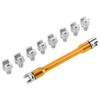 Llave de radios de motocicleta, Juego de llaves CNC de