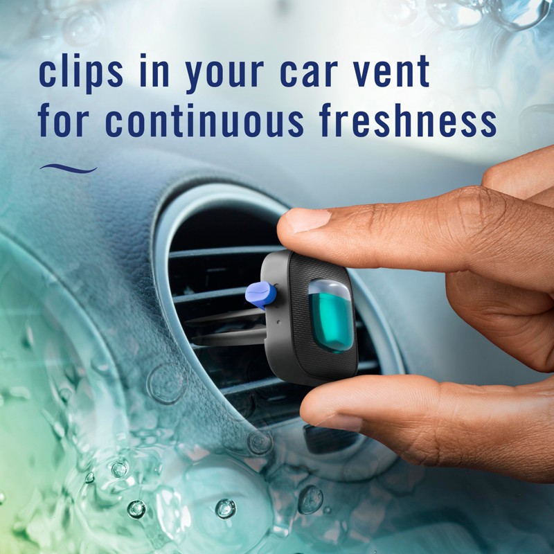 Febreze Car Air Freshener, Odor-Fighting Automotive Vent Clip, Scented Car