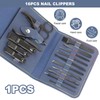 Zangzhixiong Professional Nail Care Kit, 16-Piece Manicure and Pedicure Set