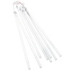 W2B VidaXL Meteor Light Set 8 Blue Plastic 19.7\" Tubes