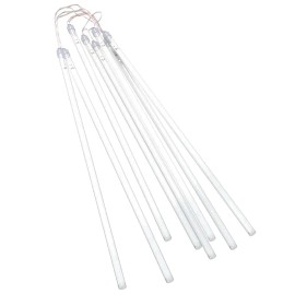 W2B VidaXL Meteor Light Set 8 Blue Plastic 19.7\" Tubes with Warm White LED for Outdoor Christmas Parties 10m String StyleModel Number: A949-328554