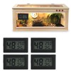 4PCS Mini Embedded Digital Temperature Humidity Meters Gauge Indoor Thermometer