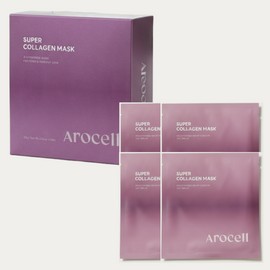 Arocell Super Collagen Mask Choi Hwajeong Pack Home Shopping Moisture Actress Glowing Pack Special Composition 16 sheets, 12+4 sheets / 아로셀 슈퍼콜라겐 마스크 최화정팩 홈쇼핑 수분 여배우 쫀광팩 특별구성 16매, 12+4매