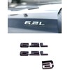 2Pcs Overlay 6.2L Emblems Car Badge Decal Compatible with 2019-2025