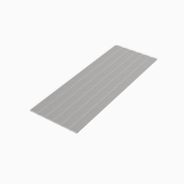 Mayton, 0.75-Inch Heavy Duty Vertical Mattress Support Wooden Bunkie Board/Bed Slats with Cover, Twin, Grey