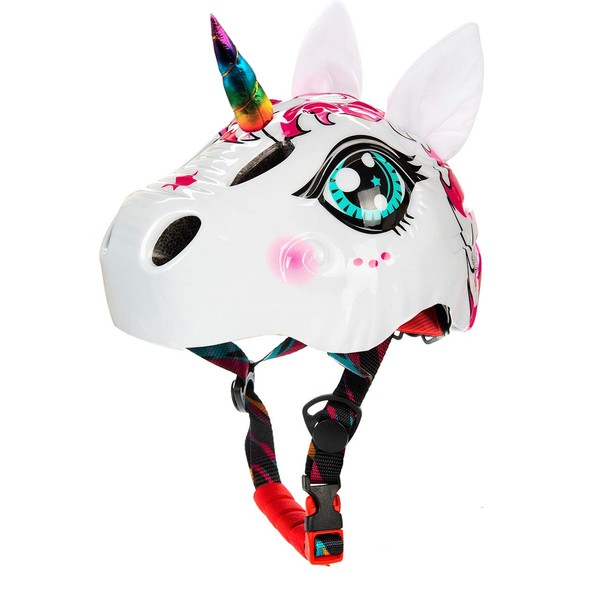 Toddler Helmet Unicorn Bike Helmet for Girls with Taillight 3D