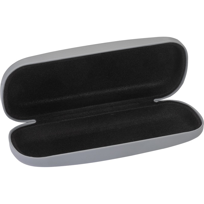 TOPSIDE Hardcase Soft Touch Glasses Case with Microfibre Cloth, gray