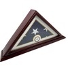 Coin and Coins 5x9 Burial/Funeral/Veteran Flag Elegant Display Case with