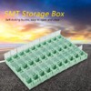50pcs/Set Green SMT SMD Container Box, Electronic Components Parts Storage