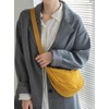 YIKOEE Crescent Bag for Women Men Small Sling Crossbody Bag
