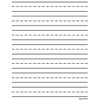 Low Vision Practice Writing Paper- Extra Bold Line