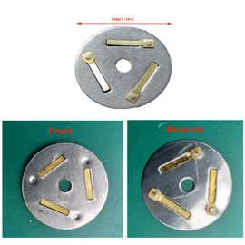 NentMent 10 Pack Kettle Whistle Plate Replacement Chime Sound Chip Warning Alarm for Whistling Stovetop Tea Kettles Lid Cover and Spout Nozzle Tip Boiling Stove Top Teapot Repair Parts