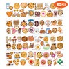 Cookie Temporary Tattoos 8 Sheets 82PCS Milk and Cookies Party