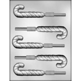 CK Products CANDY CANE SUCKER CHOCOLATE MOLD