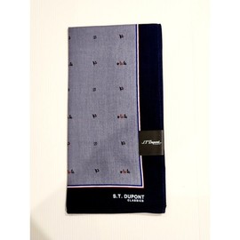 ST Dupont (신세계김해점)듀퐁 순면100% 손수건  SE4FMA381006SGY (Sinsegye Gimhae branch) Dupont 100% Cotton Handkerchief SE4FMA381006SGY