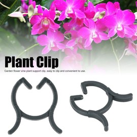 Fdit 200Pcs Plant Clip Plant Support Clip Plant Fixing Clip Flower Stems Vine Support Clips Fixing Tool for Garden Accessories(20mm)