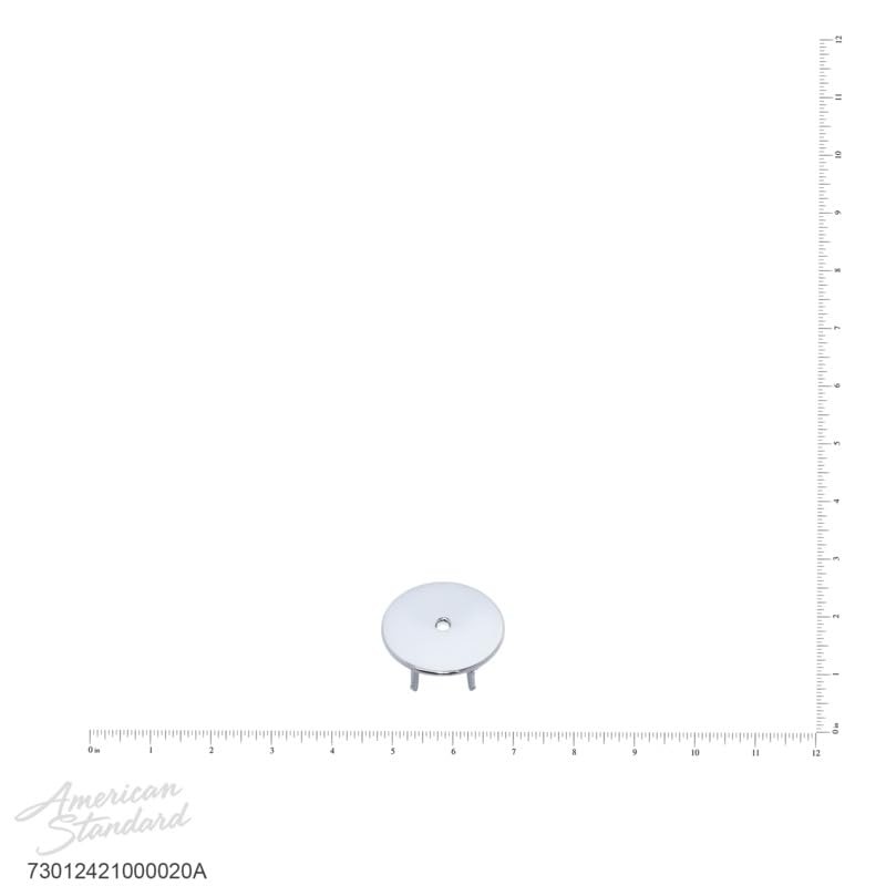 American Standard 7301242-100.0020A Chrome Plated Non-Metallic Urinal Strainer, Polished Chrome