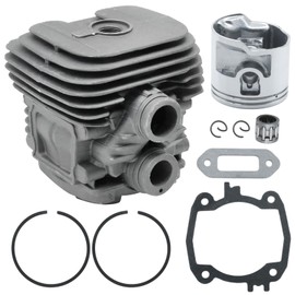 Hoypeyfiy 4238 020 1202 50 MM Cylinder Piston Gasket Kit with Rod Bearings, Replacement for Stihl TS410 TS420 TS 410 TS 420 Cut-Off Saw, Replaces 4238-020-1205